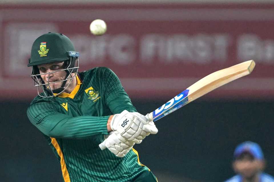 Corbin Bosch hit his way to a maiden fifty, India vs South Africa, 1st ODI, Ranchi, November 30, 2025