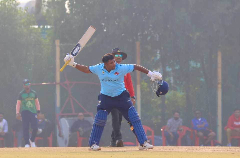 Sarfaraz Khan walloped a 47-ball century, Mumbai vs Assam, Syed Mushtaq Ali Trophy 2025-26, Lucknow, December 2, 2025