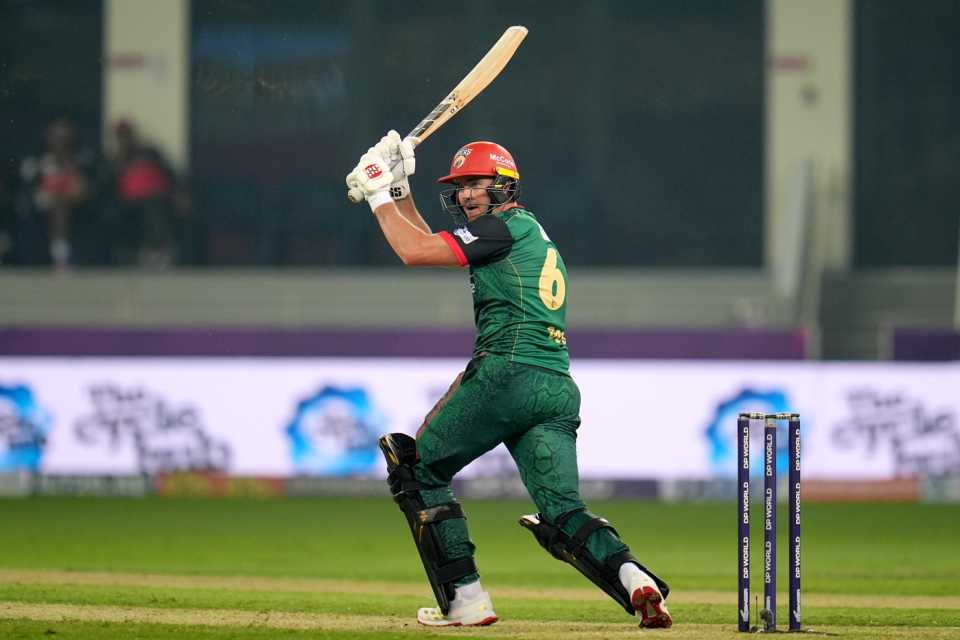 Andries Gous made a quickfire 58, Dubai Capitals vs Desert Vipers, ILT20 2025-26, Dubai, December 2, 2025