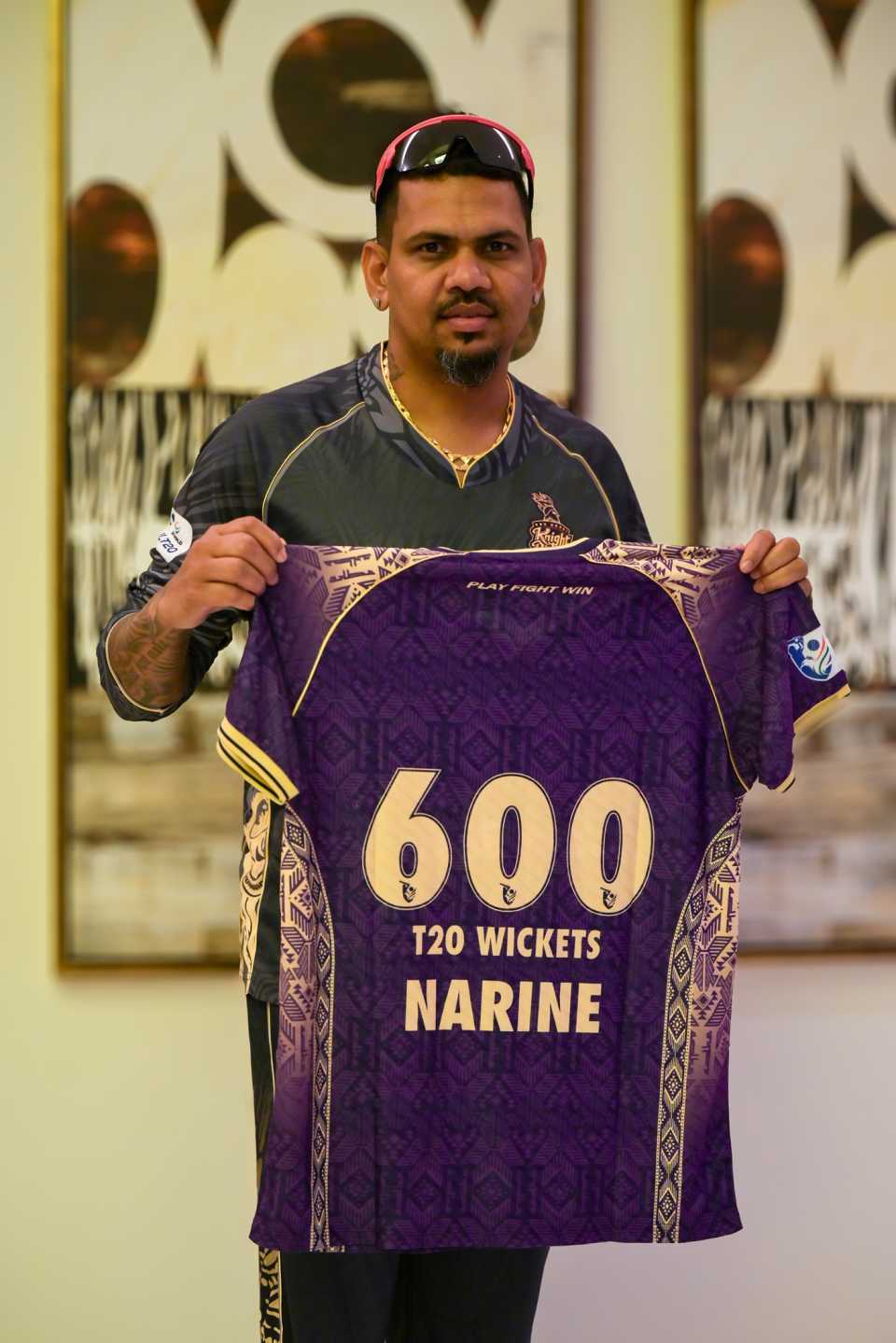 Sunil Narine became only the third bowler to take 600 T20 wickets, Sharjah Warriorz vs Abu Dhabi Knight Riders, Sharjah, ILT20, December 3, 2025