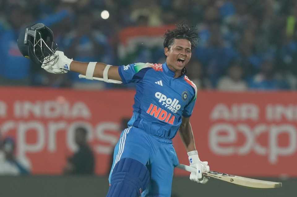 Yashasvi Jaiswal brought up his maiden ODI century, India vs South Africa, 3rd ODI, Visakhapatnam, December 6, 2025