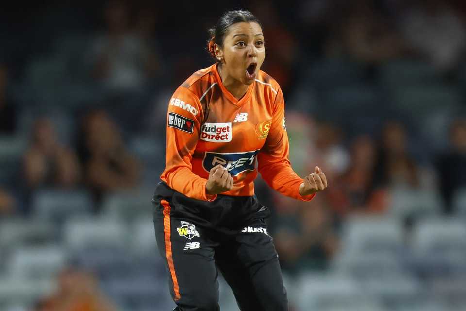 Alana King removed Amy Jones, Perth Scorchers vs Melbourne Stars, WBBL, Knockout, Perth, December 9, 2025