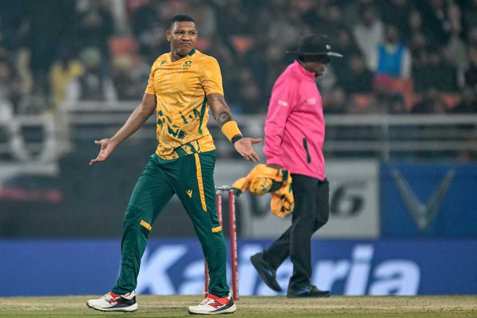 Ottneil Baartman took four wickets, India vs South Africa, 2nd T20I, New Chandigarh, December 11, 2025