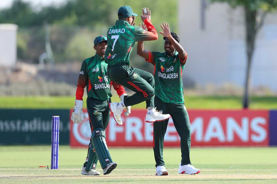 Md Sobuj took a match-winning three-for, Bangladesh vs Nepal, Under-19 Asia Cup, Dubai, December 15, 2025