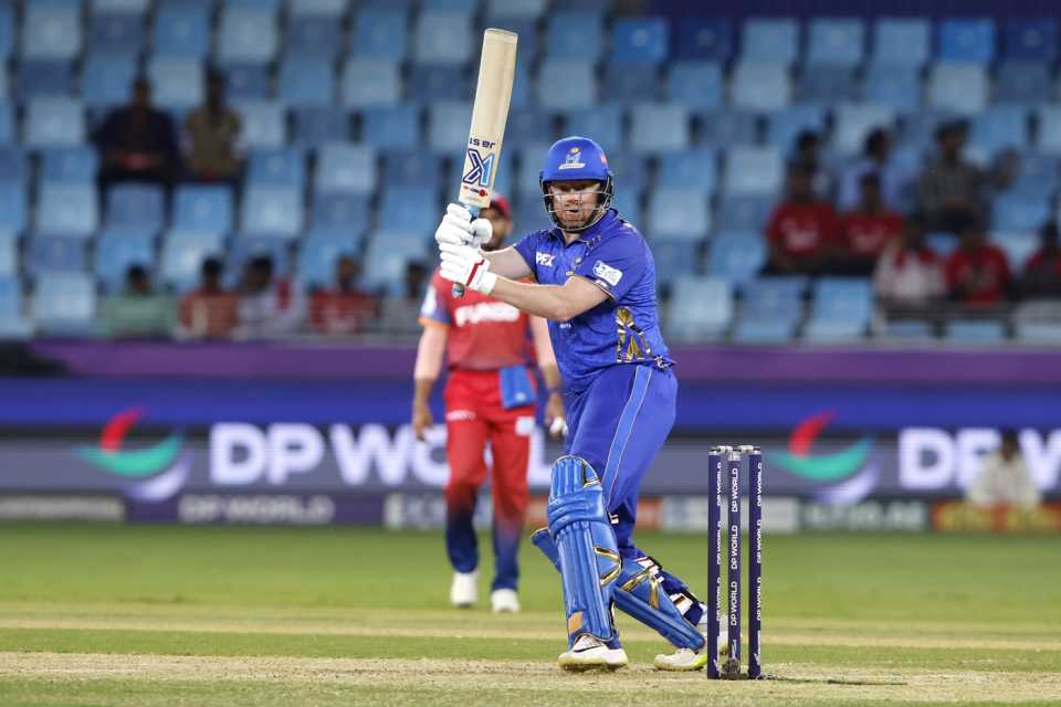 Jonny Bairstow scored a rapid fifty, Dubai Capitals vs MI Emirates, ILT20, Dubai, December 17, 2025