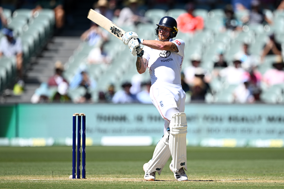 Ben Stokes goes for the pull, Australia vs England, 3rd Test, Adelaide, December 18, 2025