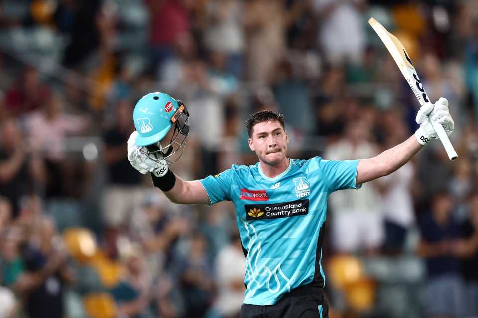 Matt Renshaw  blitzed his way to a 48-ball century, Brisbane Heat vs Perth Scorchers, BBL, Brisbane, December 19, 2025