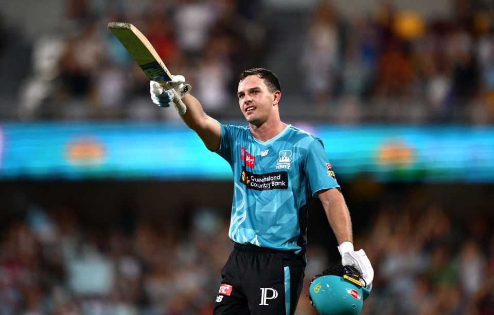 Jack Wildermuth raced away to a 46-ball hundred, Brisbane Heat vs Perth Scorchers, BBL, Brisbane, December 19, 2025