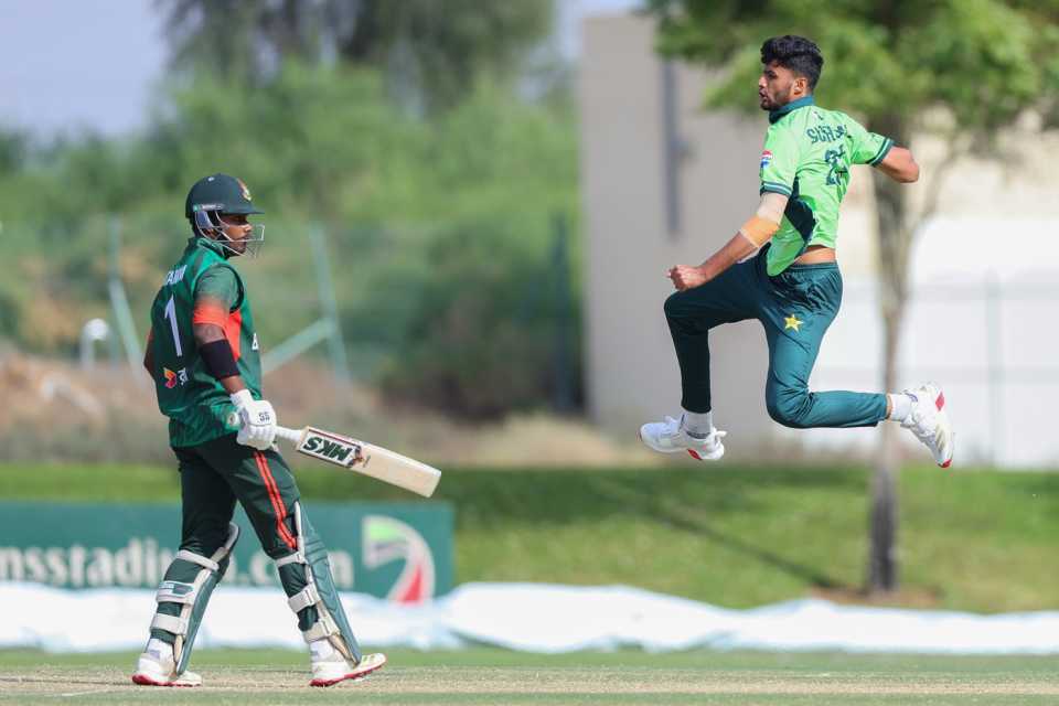 Abdul Subhan's four wickets dismantled Bangladesh, Pakistan Under-19s vs Bangladesh Under-19s, Under-19 Asia Cup, Semi-final, Dubai, December 19, 2025