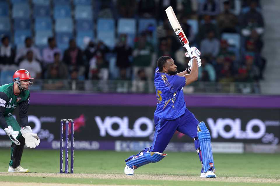 Kieron Pollard sealed the win for MI Emirates, Desert Vipers vs MI Emirates, ILT20 2025-26, Dubai, December 21, 2025
