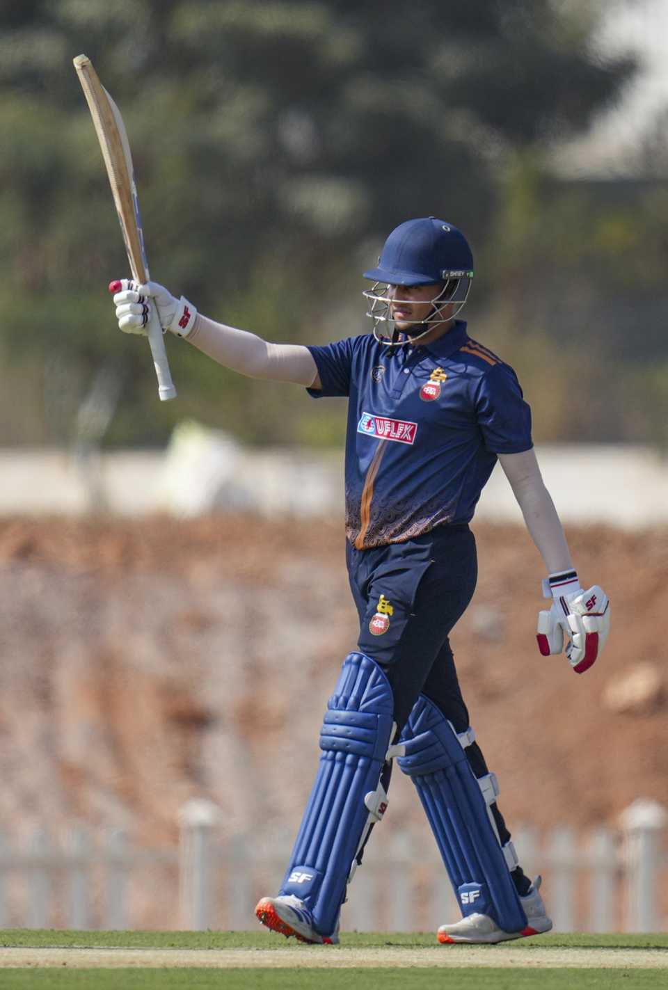 Priyansh Arya notched up a 44-ball 74, Andhra vs Delhi, Vijay Hazare Trophy 2025-26, Bengaluru, December 24, 2025