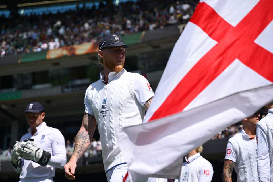 Ben Stokes leads England out on the second morning, Australia vs England, 4th Test, Melbourne, 2nd day, December 27, 2025