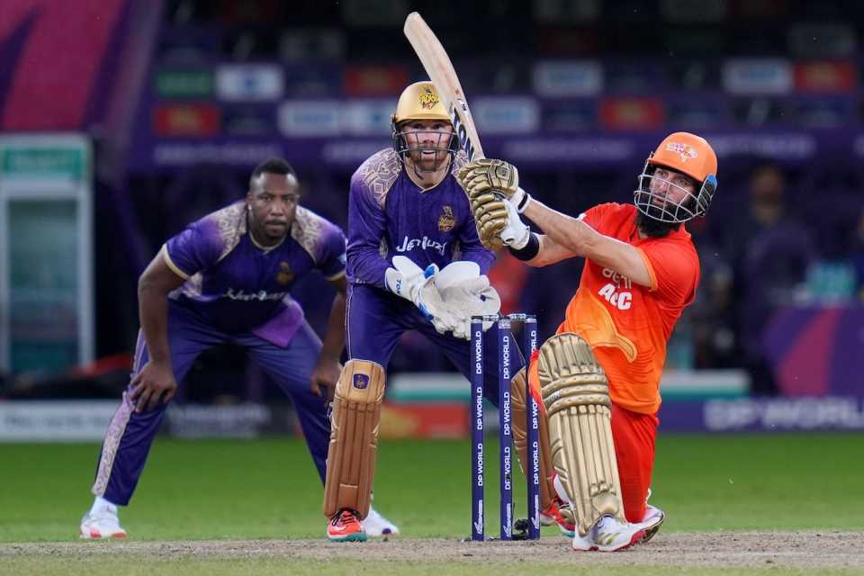 Moeen Ali's fighting 79 went in vain , Abu Dhabi Knight Riders vs Gulf Giants, ILT20 2025-26, Dubai, December 28, 2025