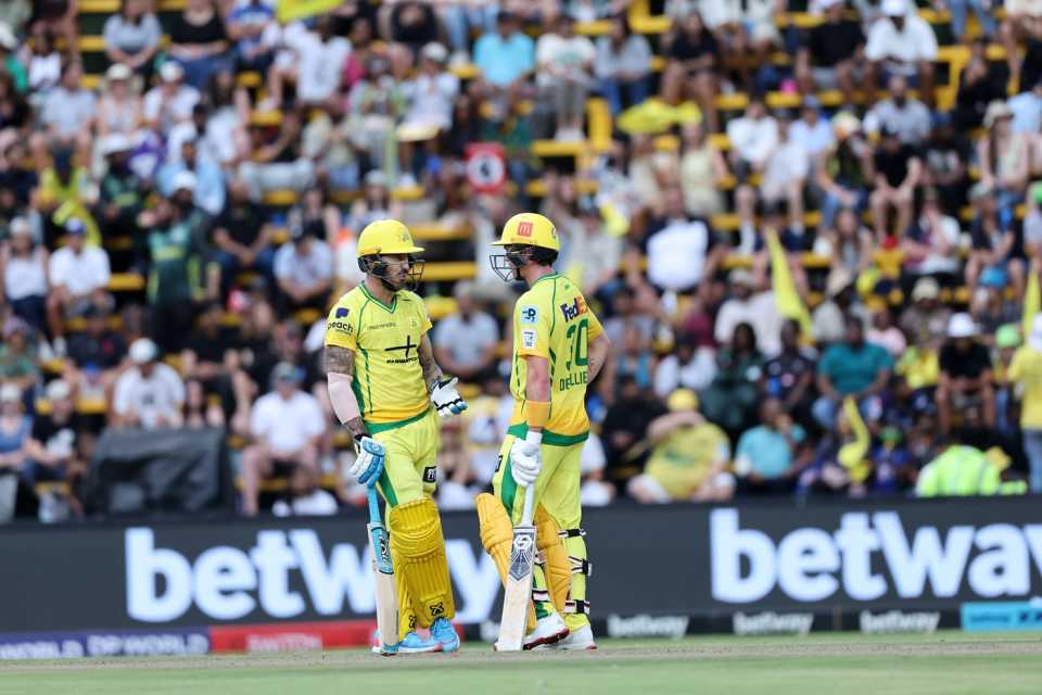 Faf du Plessis and Matthew De Villiers gave JSK a rapid start, Johannesburg Super Kings vs Durban's Super Giants, SA20, Johannesburg, January 1, 2026