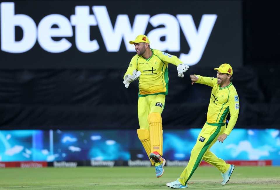 Donovan Ferreira's direct hit took the game into a Super Over, Joburg Super Kings vs Durban's Super Giants, SA20, Johannesburg, January 1, 2026