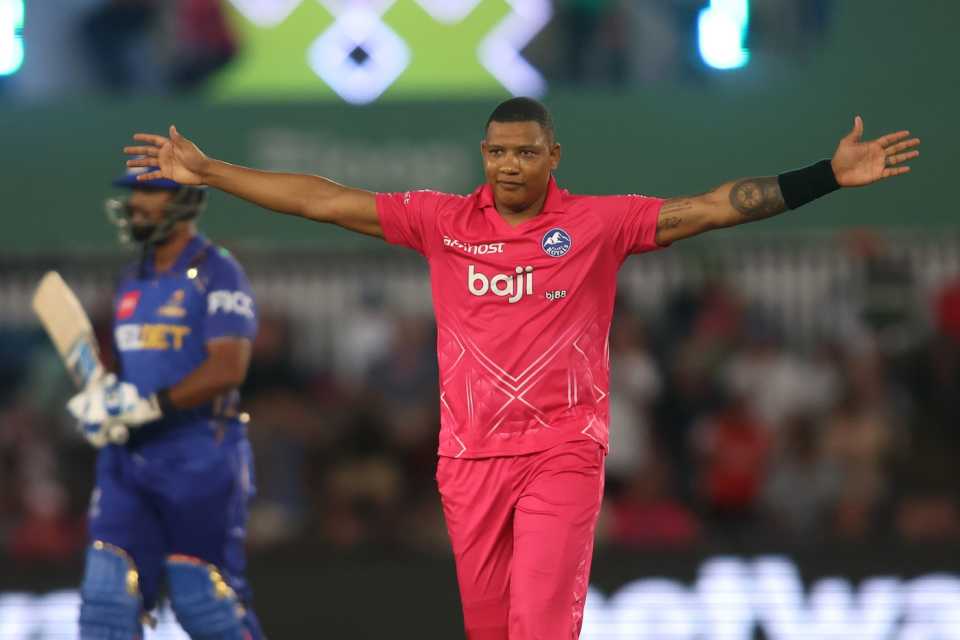 Ottneil Baartman picked two wickets in an over to hurt MI Cape Town, Paarl Royals vs MI Cape Town, SA 2026, Paarl, January 2, 2026