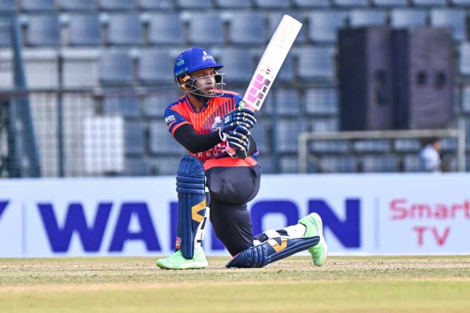 Mushfiqur Rahim sweeps, Chattogram Royals vs Rajshahi Warriors, BPL, Sylhet, January 9, 2026