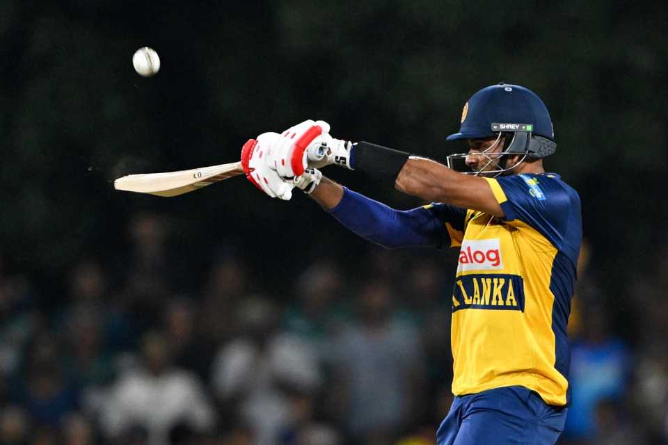 Dasun Shanaka blasted 34 off just nine deliveries, Sri Lanka vs Pakistan, 3rd T20I, Dambulla, January 11, 2026