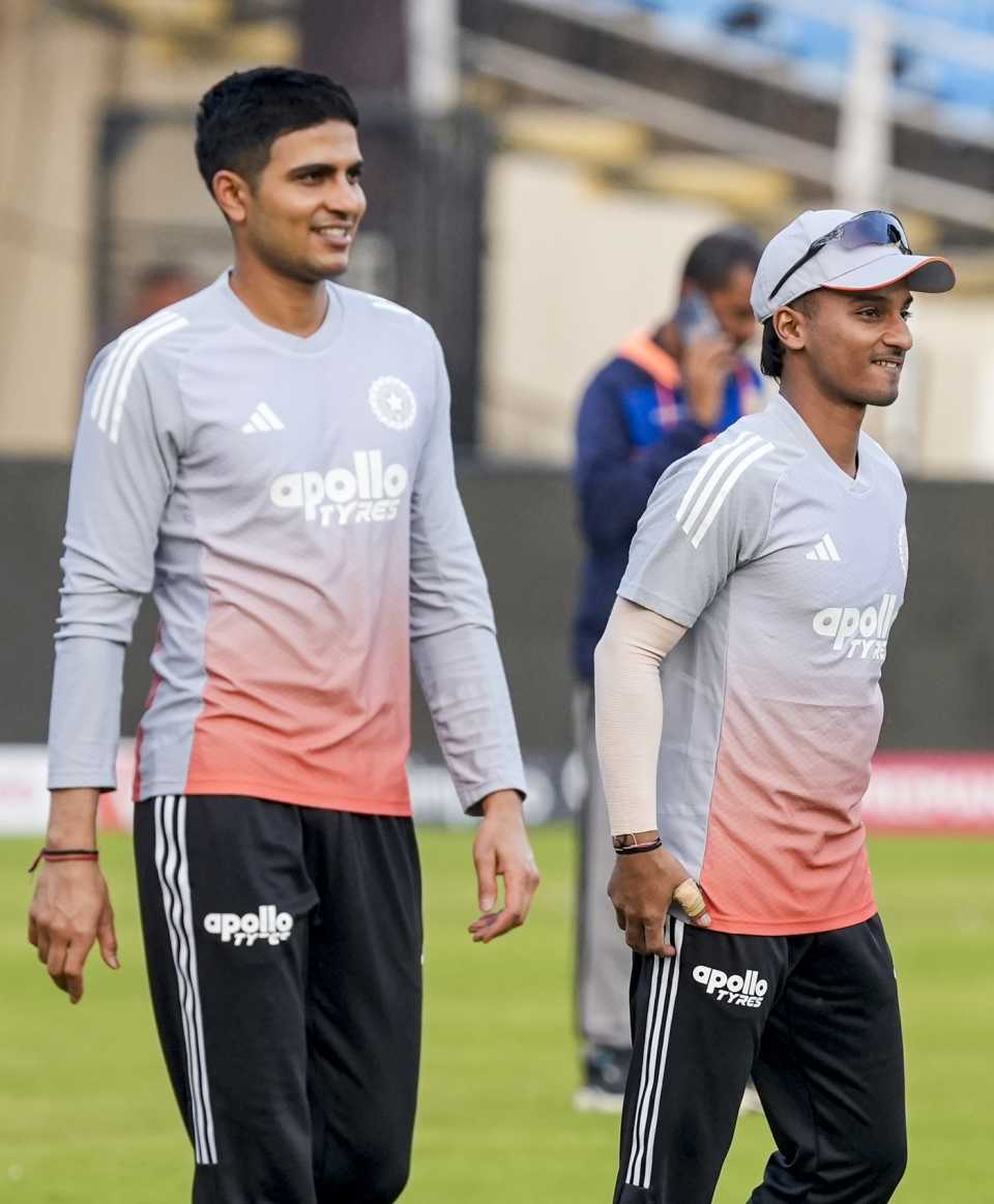 Shubman Gill and Ayush Badoni tune up for the second ODI against New Zealand, Rajkot, January 13, 2026