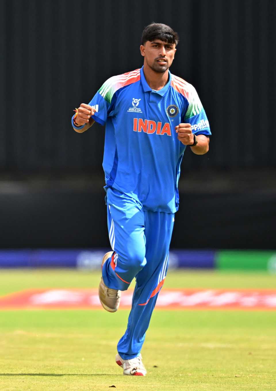 Henil Patel started with a wicket maiden, India vs USA, ICC Men's Under-19 World Cup, Bulawayo, January 15, 2026