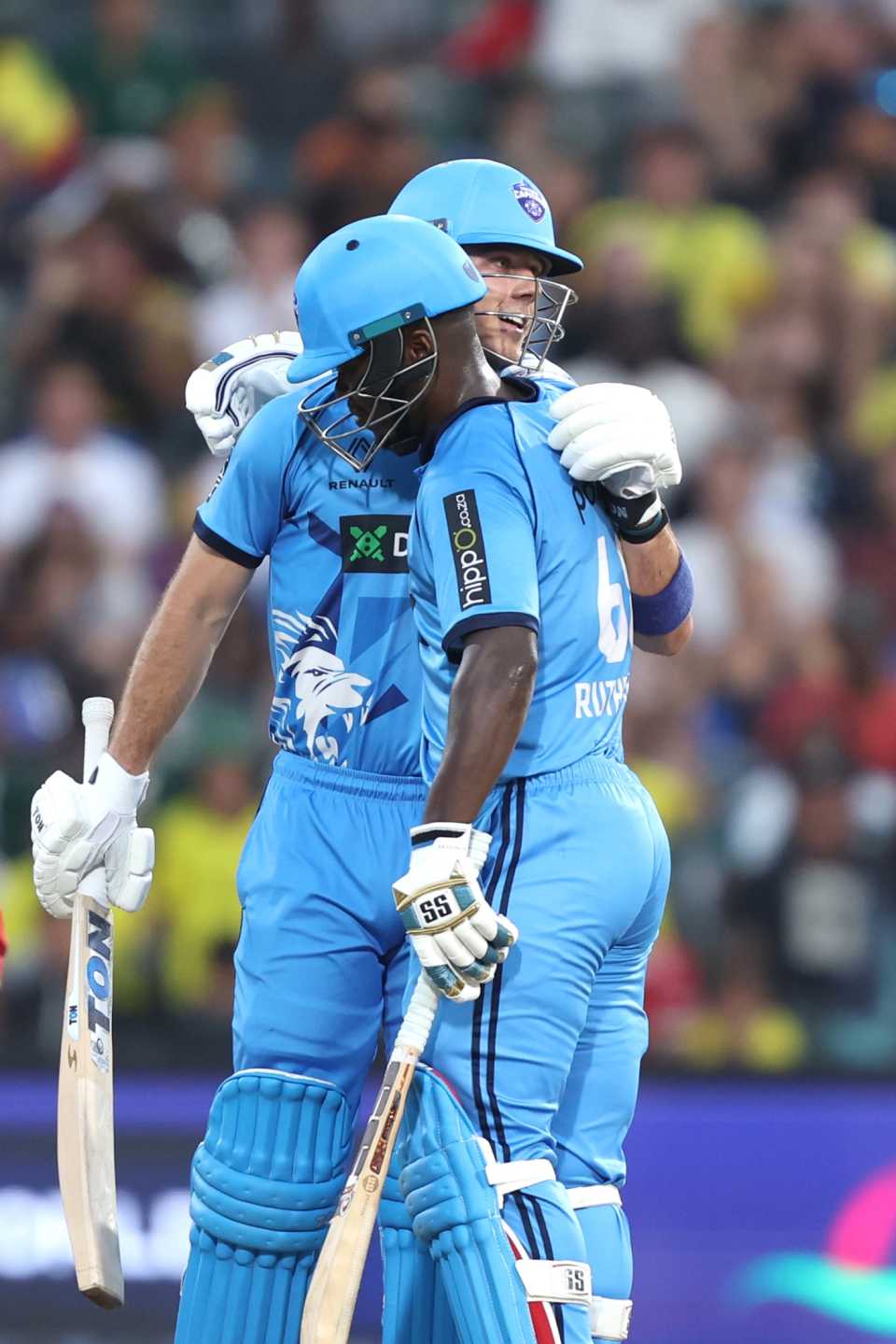 Dewald Brevis and Sherfane Rutherford put on a 103-run stand, Joburg Super Kings vs Pretoria Capitals, SA20, Johannesburg, January 17, 2026 