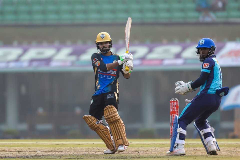 Towhid Hridoy scored 109 to lead the chase, Noakhali Express vs Rangpur Riders, BPL, Mirpur, January 18, 2026