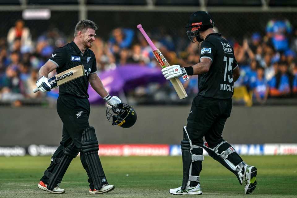Glenn Phillips and Daryl Mitchell added 219 runs for the fourth wicket, India vs New Zealand, 3rd ODI, Indore, January 18, 2026