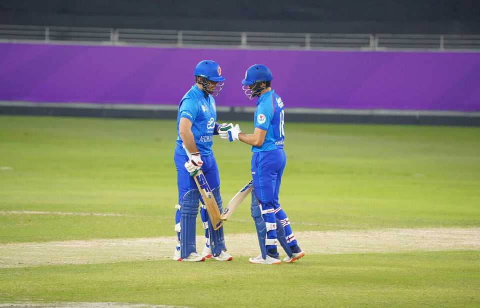 Ibrahim Zadran and Darwish Rasooli were part of a 162-run partnership, Afghanistan vs West Indies, Dubai, January 19, 2026