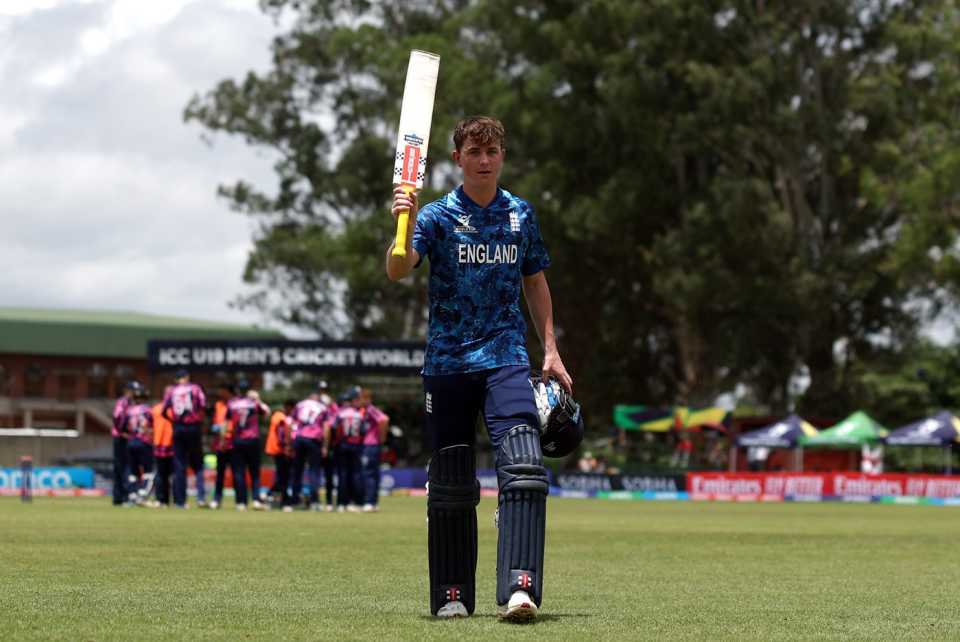 Ben Mayes smashed 191, an England record in Youth ODIs, England vs Scotland, Under-19 World Cup, Harare, January 21, 2026
