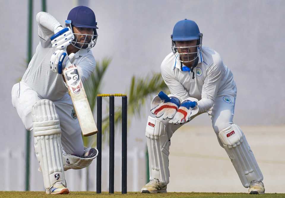 Sibsankar Roy punches one away, Assam vs Haryana, Ranji Trophy 2025-26, 1st day, Fulung, January 22, 2026