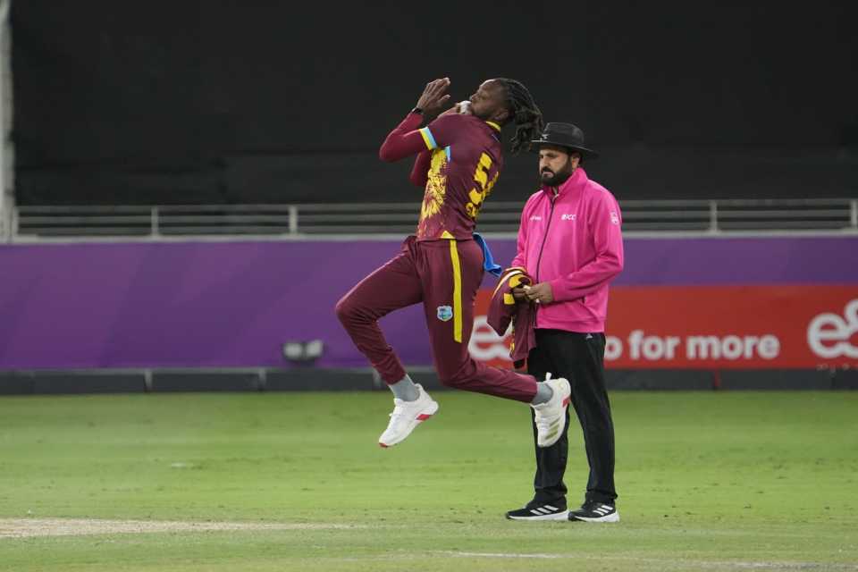 Shamar Springer's hat-trick turned the tables on Afghanistan, Afghanistan vs West Indies, 3rd T20I, Dubai, January 22, 2026