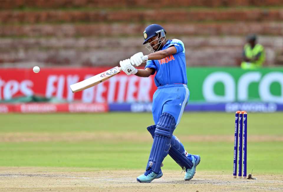 Ayush Mhatre hit a rapid fifty in India's small chase, Tanzania vs Japan, Under-19 World Cup 2026, Windhoek, January 24, 2026