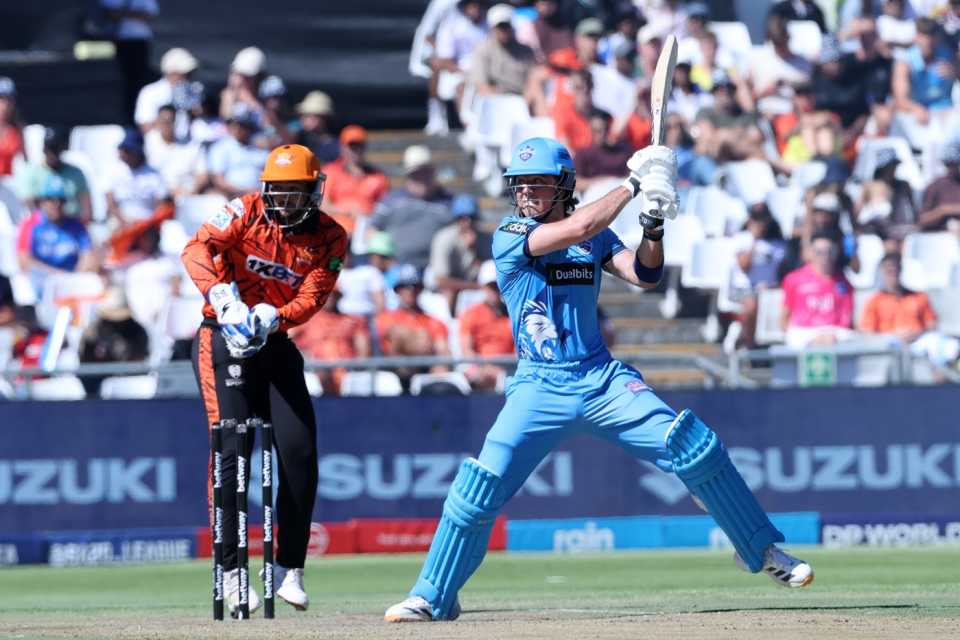 Dewald Brevis counterattacked after early jitters, Pretoria Capitals vs Sunrisers Eastern Cape, SA20, Final, Cape Town, January 25, 2026