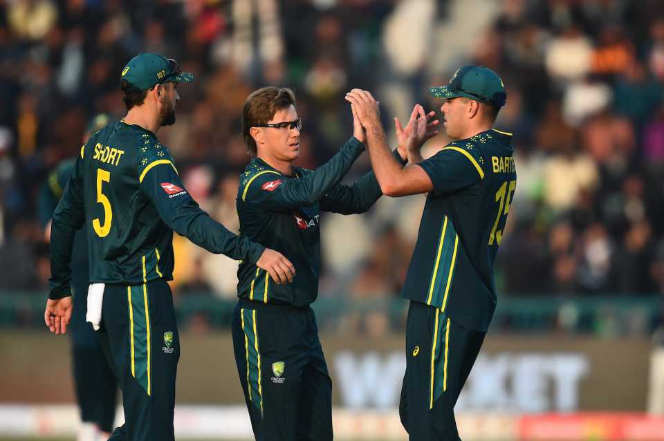 Adam Zampa took crucial wickets in the middle overs, Pakistan vs Australia, 1st T20I, Lahore, January 29, 2026