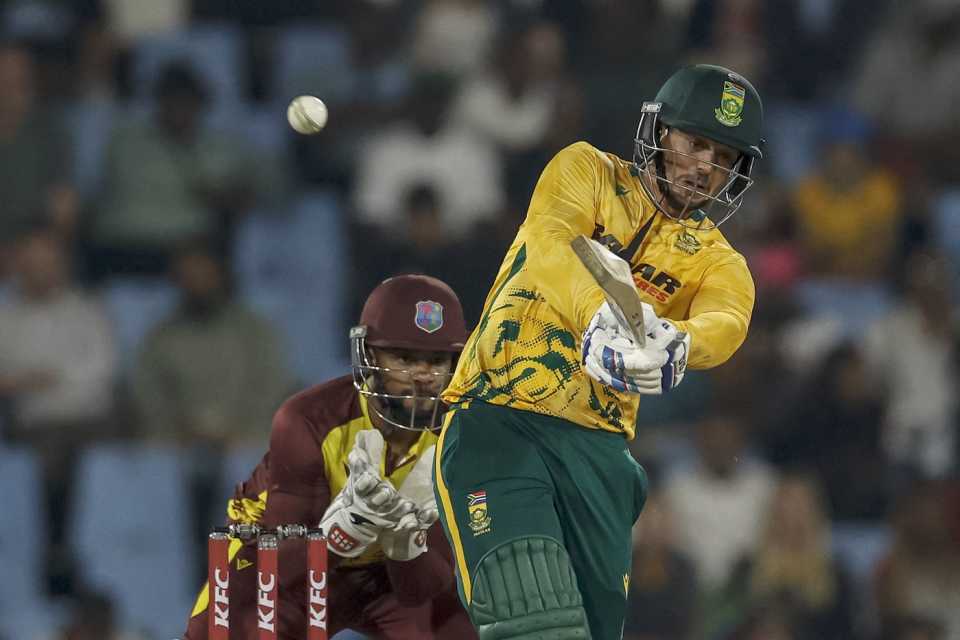 Quinton de Kock wallops the ball over midwicket, South Africa vs West Indies, 2nd T20I, Centurion, January 29, 2026