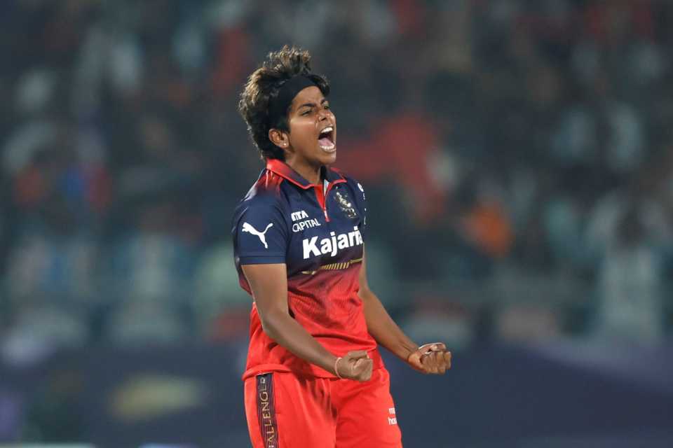 Arundhati Reddy dismissed the dangerous Shafali Verma, Royal Challengers Bengaluru vs Delhi Capitals, WPL 2026, final, Vadodara, February 5, 2026