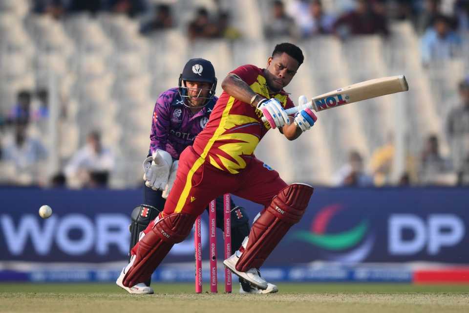 Shimron Hetmyer scored 64 off 36, Scotland vs West Indies, T20 World Cup, Kolkata, February 7, 2026 