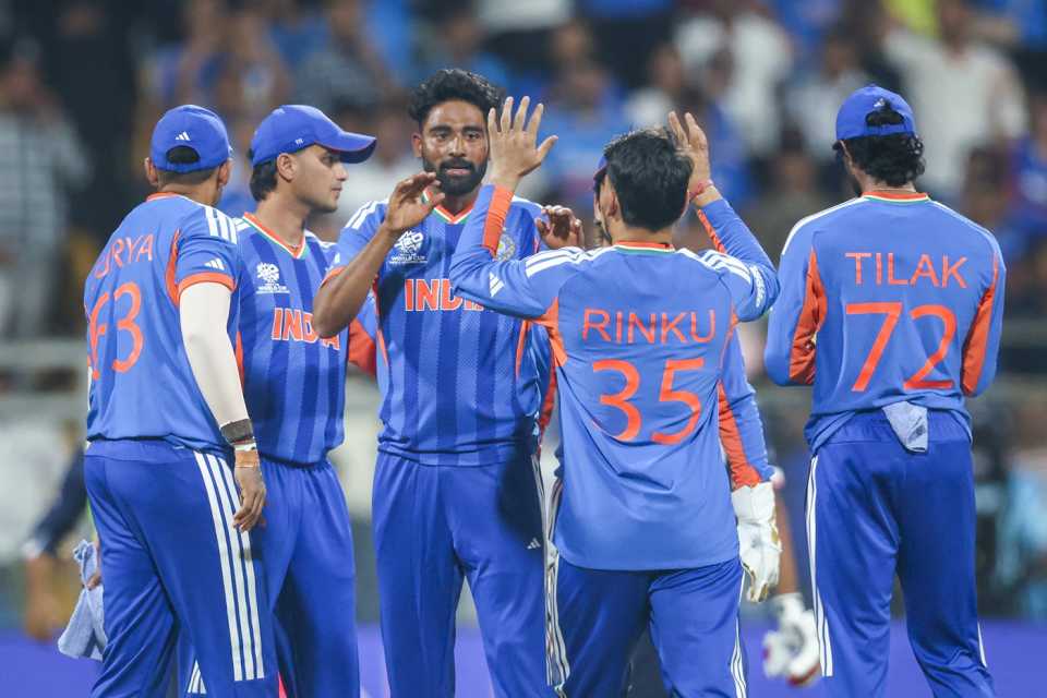 Mohammed Siraj finished with three wickets, India vs USA, T20 World Cup, Group A, Mumbai, February 7, 2026