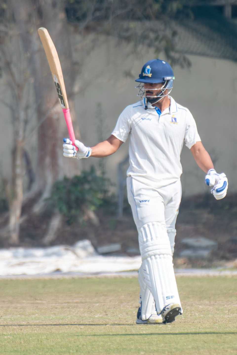 Habib Gandhi brought up a half-century, Bengal vs Andhra, Ranji Trophy quarterfinal, 4th day, Kalyani, February 9, 2026
