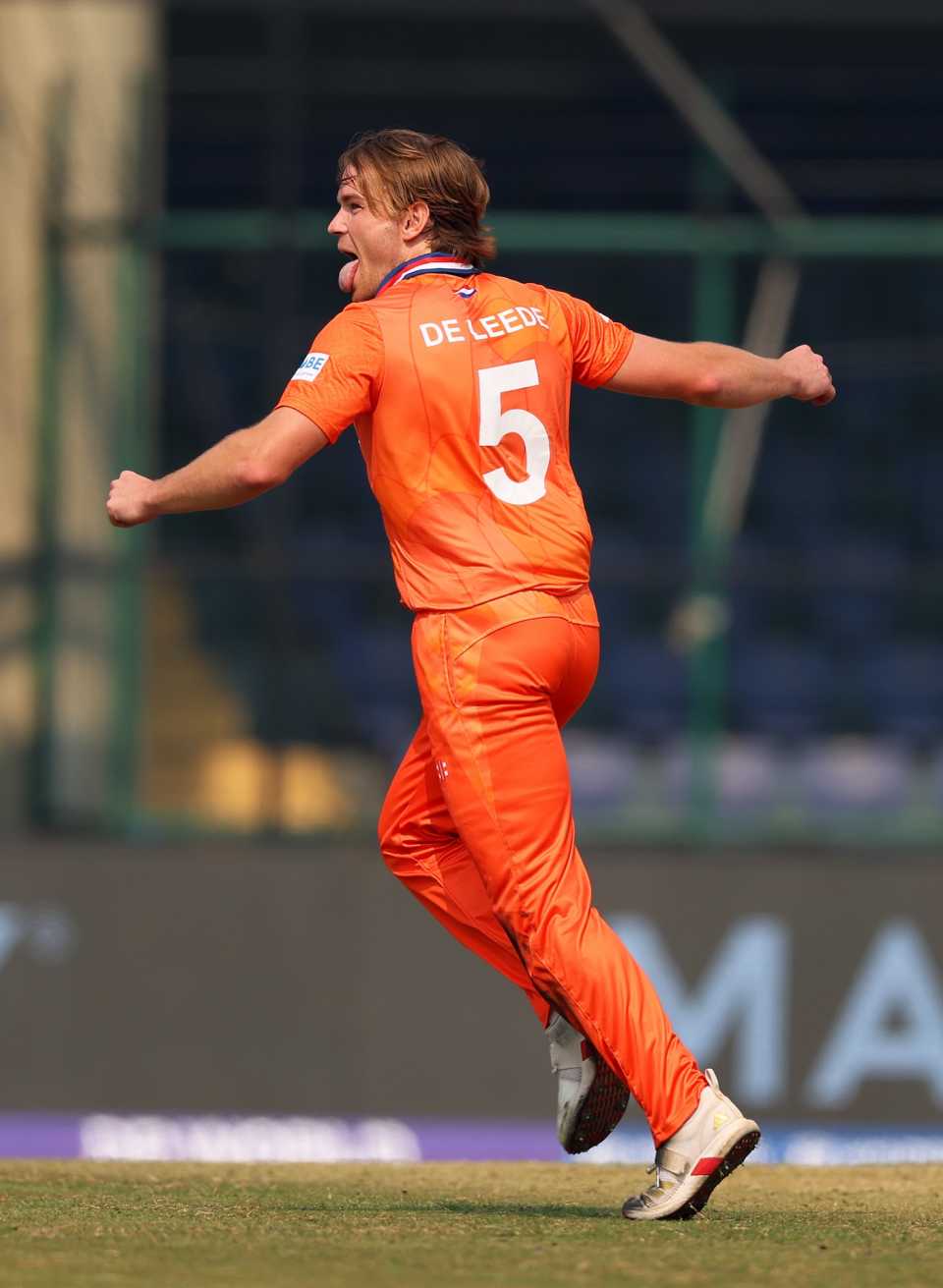Bas de Leede picked up a couple of wickets, Namibia vs Netherlands, T20 World Cup, Delhi, February 10, 2026
