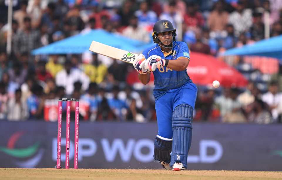 Alishan Sharafu helped UAE make a quick recovery, New Zealand vs UAE, T20 World Cup 2026, Chennai, February 10, 2026