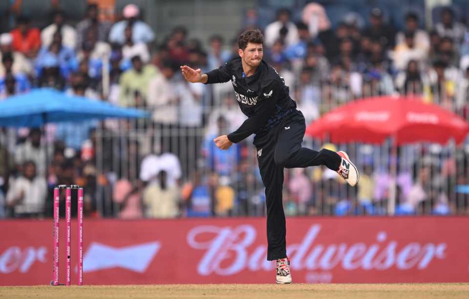 Mitchell Santner bowled through the middle orders, New Zealand vs UAE, T20 World Cup 2026, Chennai, February 10, 2026