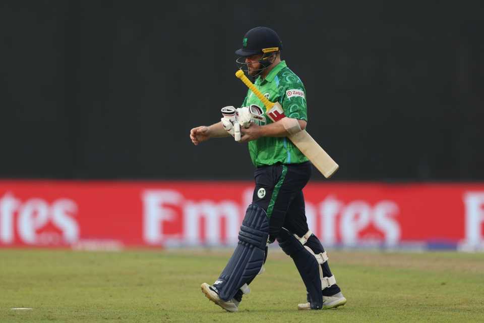 Paul Stirling retired hurt after just one ball, Australia vs Ireland, Colombo, T20 World Cup, February 11, 2026