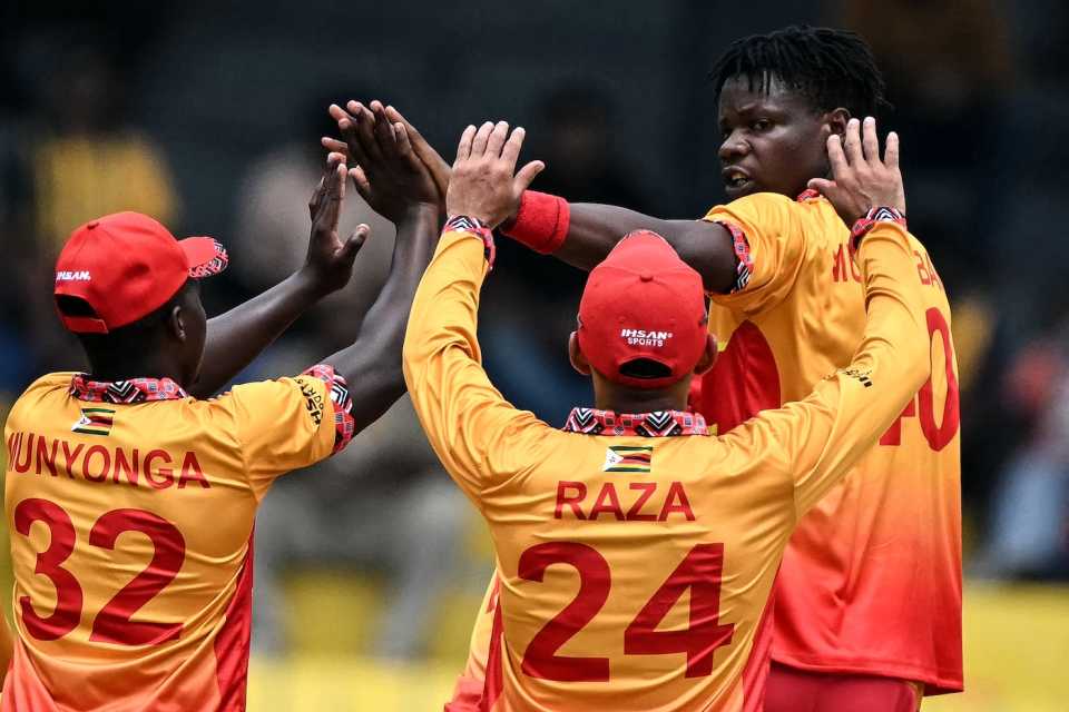 Blessing Muzarabani struck the first blow, Australia vs Zimbabwe, T20 World Cup, Colombo, February 13, 2026