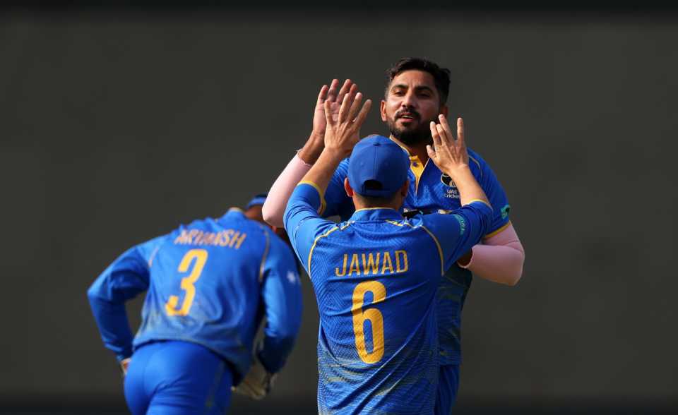 Junaid Siddique struck twice in two overs, Canada vs UAE, Men's T20 World Cup, Delhi, February 13, 2026