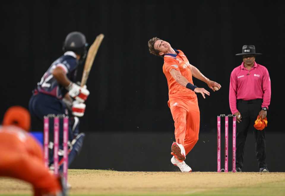 Fred Klaassen's pace variations kept USA guessing, Netherlands vs USA, T20 World Cup 2026, Group A, Chennai, February 13, 2026