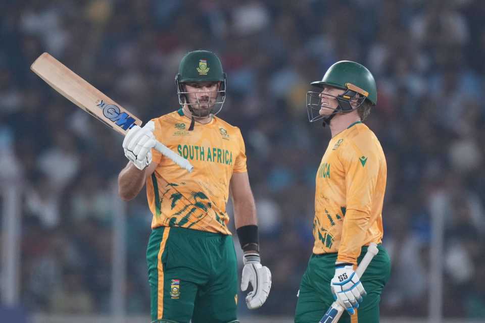Aiden Markram celebrates a 19-ball fifty, New Zealand vs South Africa, T20 World Cup, Group D, Ahmedabad, February 14, 2026
