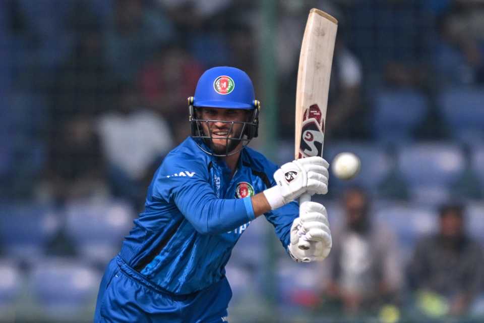 Azmatullah Omarzai hit an unbeaten 40 off 21, Afghanistan vs UAE, Men's T20 World Cup, New Delhi, February 16, 2026