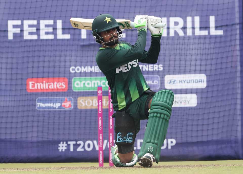 Babar Azam plays the slog, Pakistan vs Namibia, Men's T20 World Cup, SSC, Colombo, February 17, 2026