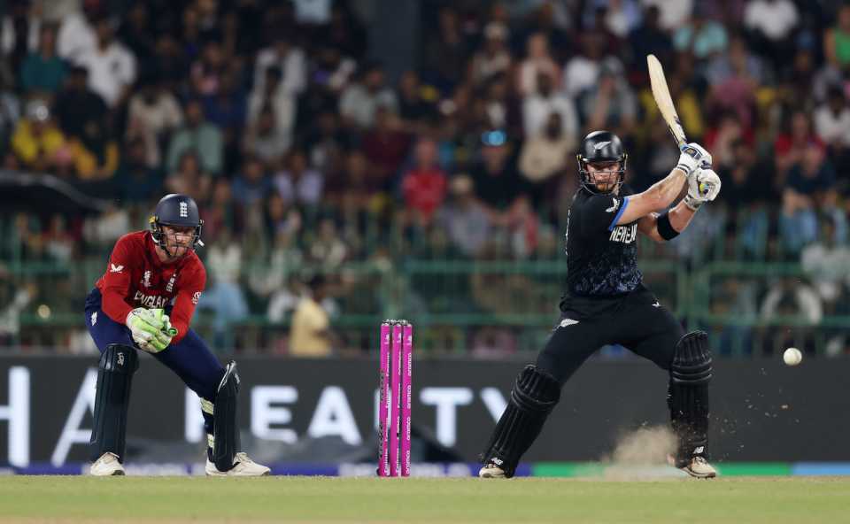 Glenn Phillips slowed down as he lost partners, New Zealand vs England, Super Eight, ICC Men's T20 World Cup, R Premadasa Stadium, Colombo, February 27, 2026